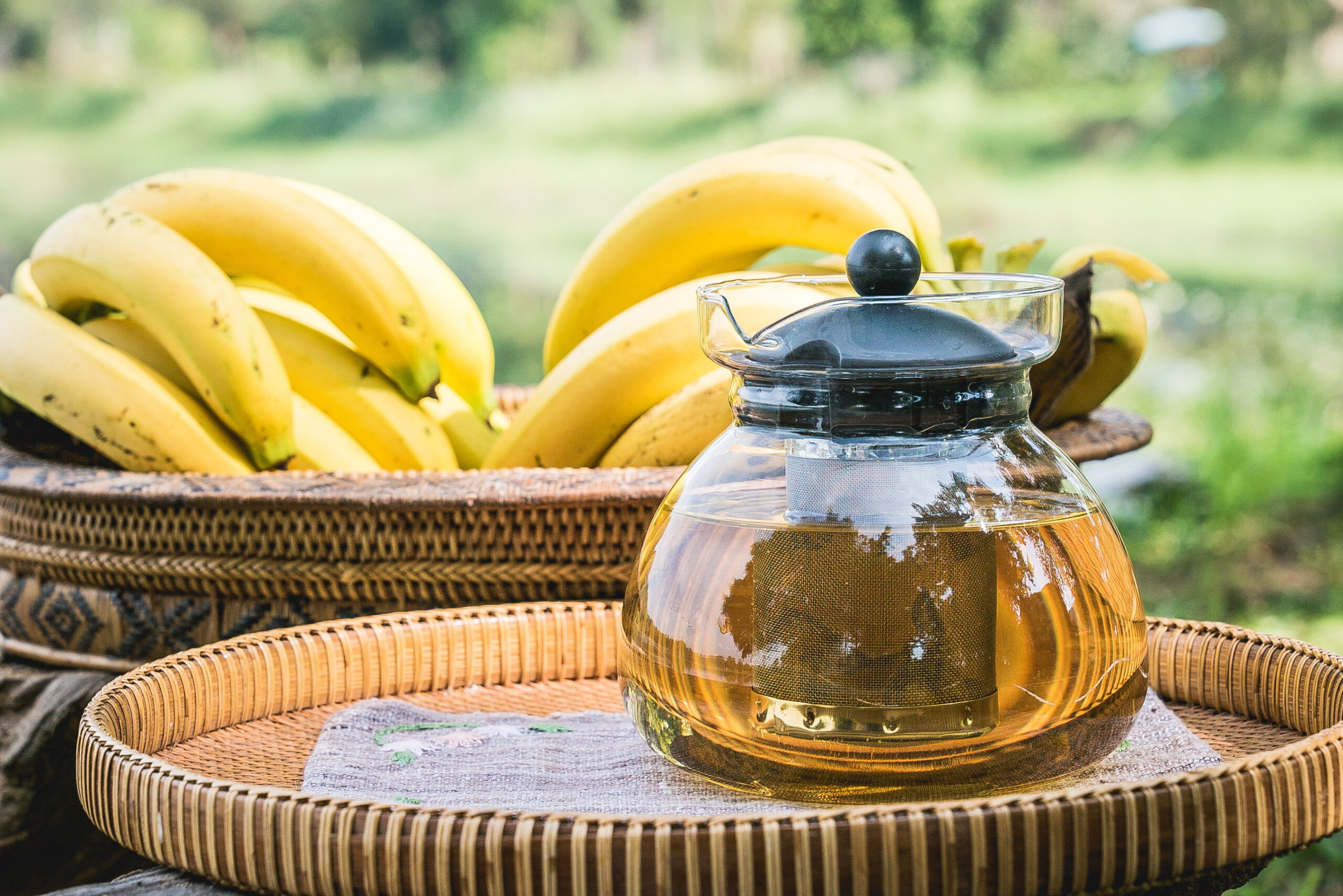 chá de banana perder peso emagrecer